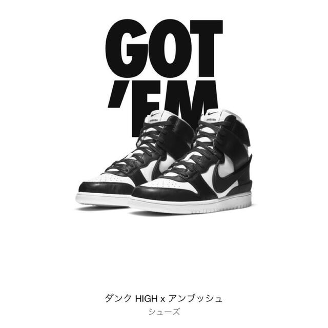 AMBUSH NIKE DUNK HIGH 25.5cm