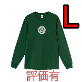 ステューシー(STUSSY)のstussy × nike ss link ls TEE 緑 L(Tシャツ/カットソー(七分/長袖))
