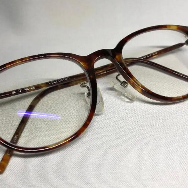 金子眼鏡 セルロイドメガネKC-35 DEMI 1.74レンズ入 サングラス/メガネ