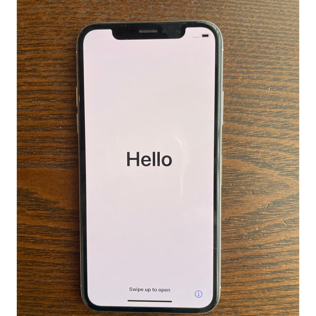 iPhone X  64GB   SIMロック解除スミ　シルバー