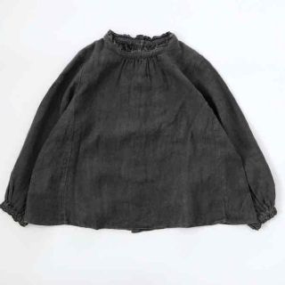 ネストローブ(nest Robe)の本日お値下【ネストローブ（nestrobe）】linen フリルブラウス(チュニック)