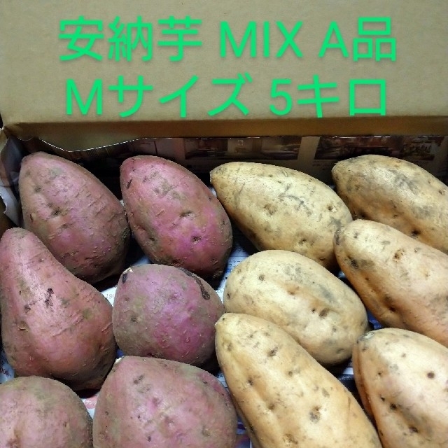 種子島安納芋MIX S～Mサイズ 5キロ 食品/飲料/酒の食品(野菜)の商品写真