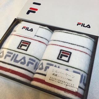 フィラ(FILA)の【新品】FILA ウォッシュタオル 2枚セット(タオル/バス用品)