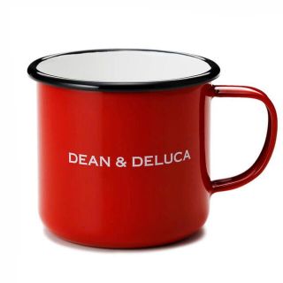 ディーンアンドデルーカ(DEAN & DELUCA)の新品未使用　DEAN & DELUCA　ホーローマグカップ レッド 8cm(グラス/カップ)