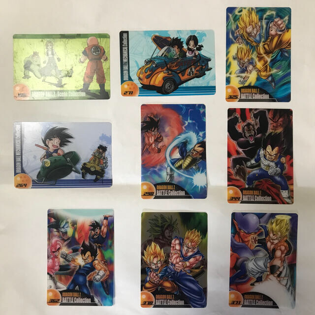 ドラゴンボール(ドラゴンボール)の(n様専用)ドラゴンボールウエハースおまけカード　MORINAGA ９枚 +５枚 エンタメ/ホビーのアニメグッズ(カード)の商品写真
