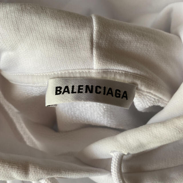 Balenciaga パーカー白の通販 by ラファエロ's shop｜バレンシアガならラクマ - BALENCIAGA 通販爆買い