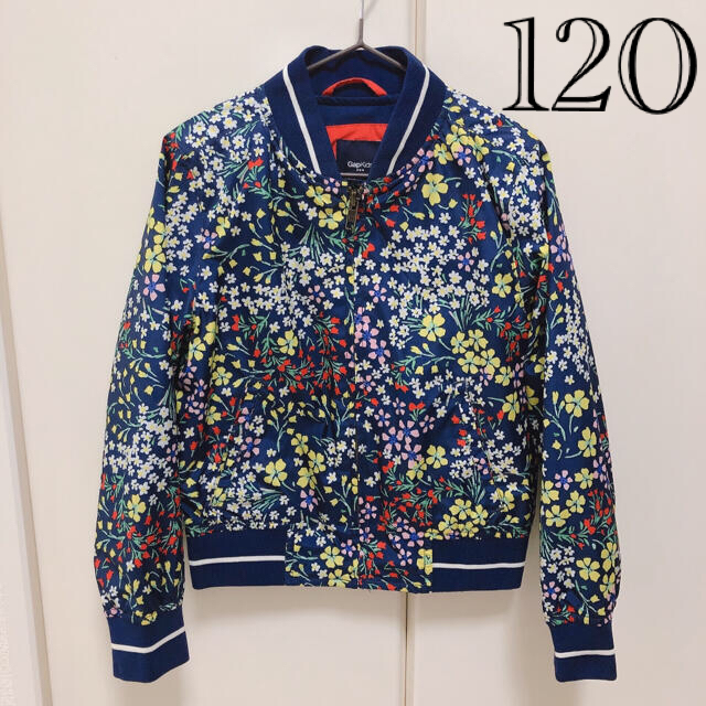 GAP Kids(ギャップキッズ)のsunshine様😇GAP 小花柄　薄手ブルゾン　120 キッズ/ベビー/マタニティのキッズ服女の子用(90cm~)(ジャケット/上着)の商品写真