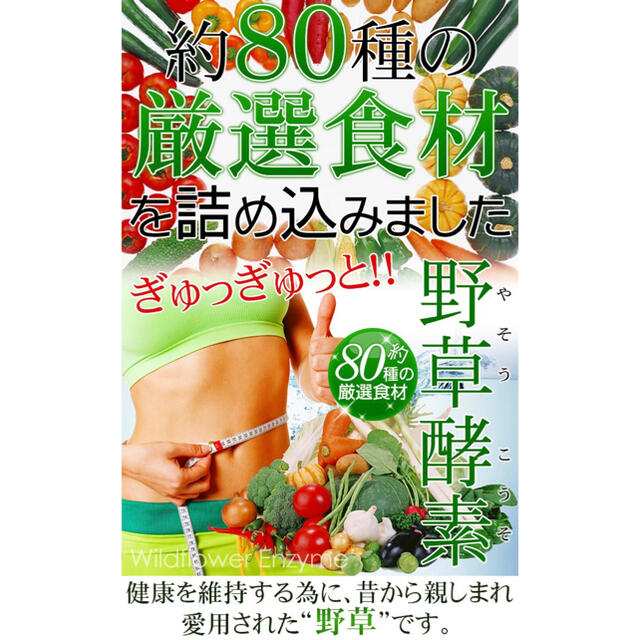 サプリメント【野草酵素】2袋 6カ月分♪ ※今だけ価格！ 食品/飲料/酒の健康食品(その他)の商品写真