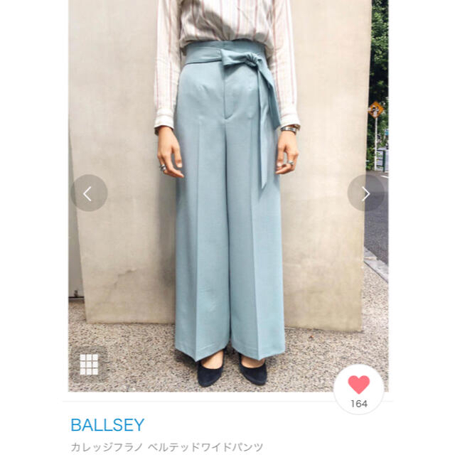 Ballsey - 【新品】Ballsey ベルテッドワイドパンツの通販 by Chico's ...