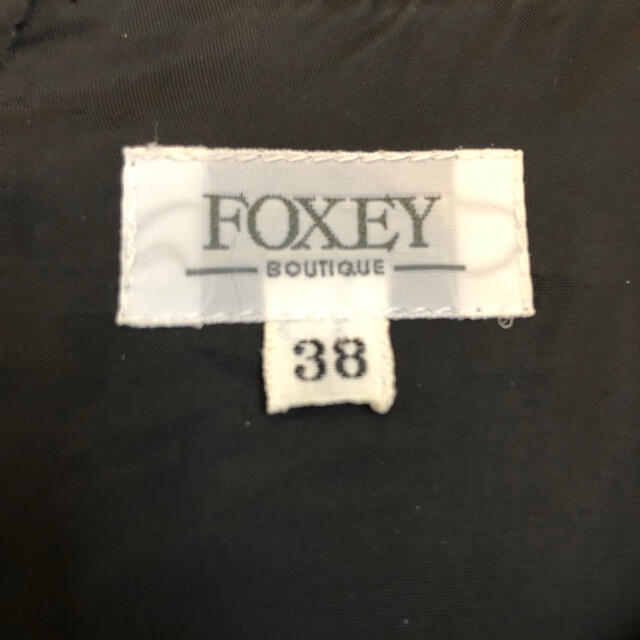 FOXEY(フォクシー)の【FOXY】【定番】ブラック　ワンピース　38【USED】 レディースのワンピース(ひざ丈ワンピース)の商品写真
