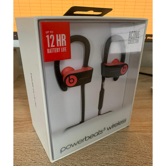 Powerbeats3 Wireless ワイヤレスイヤホン - サイレンレッド | フリマアプリ ラクマ