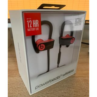 ビーツバイドクタードレ(Beats by Dr Dre)のPowerbeats3 Wireless ワイヤレスイヤホン - サイレンレッド(ヘッドフォン/イヤフォン)