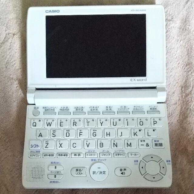 CASIO XD-SC4200 CASIO EX−word XD-SC4200 電子辞書
