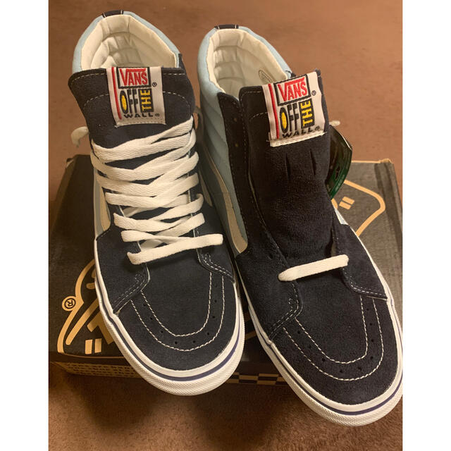 【正規品】値下げVANS27.5cm 相当 SK8-HI ネイビー/ライトブルー