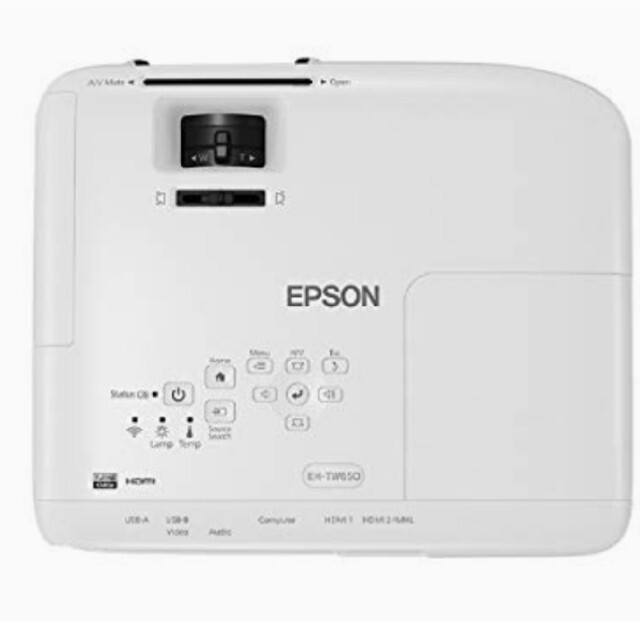 EPSON(エプソン)の（はろはろ様専用）EH-TW650S　純正スクリーン付　（美品） スマホ/家電/カメラのテレビ/映像機器(プロジェクター)の商品写真