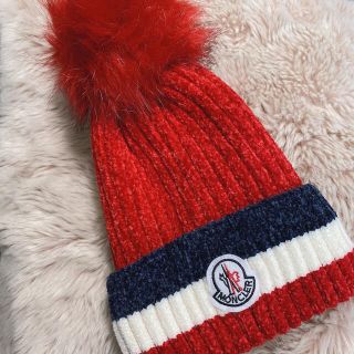 モンクレール(MONCLER)のモンクレール ニット帽 (ニット帽/ビーニー)