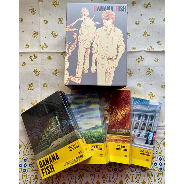 バナナフィッシュ DVD BOX 全4巻セット ＋ 全巻購入特典