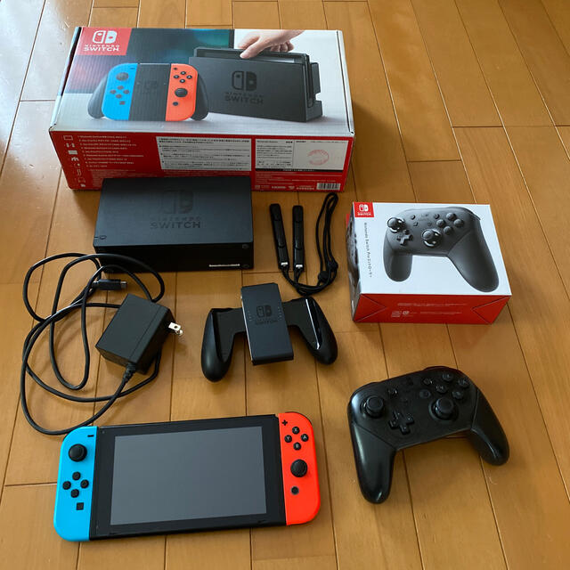 スイッチ本体、プロコン