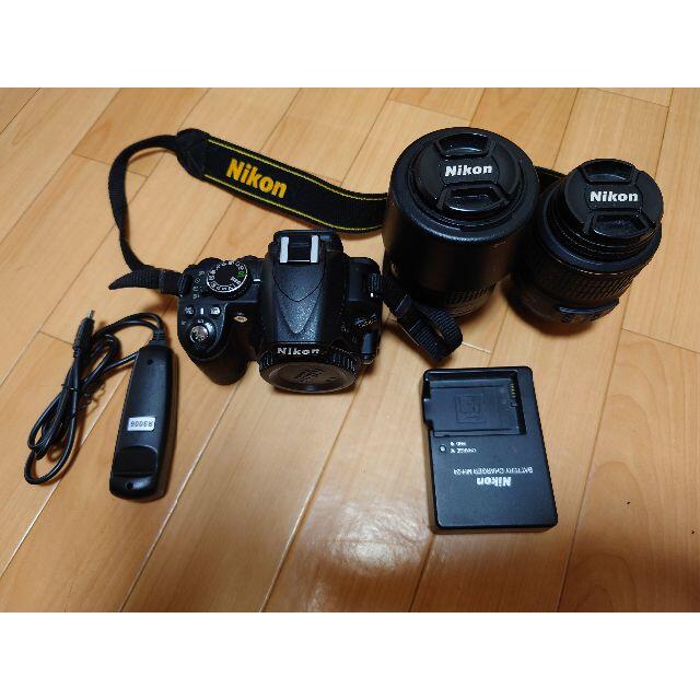 Nikon デジタル一眼レフカメラ D3100 200mmダブルズームキット