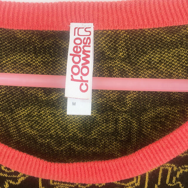 RODEO CROWNS(ロデオクラウンズ)のrodeo crowns 七分袖　柄ニット レディースのトップス(ニット/セーター)の商品写真