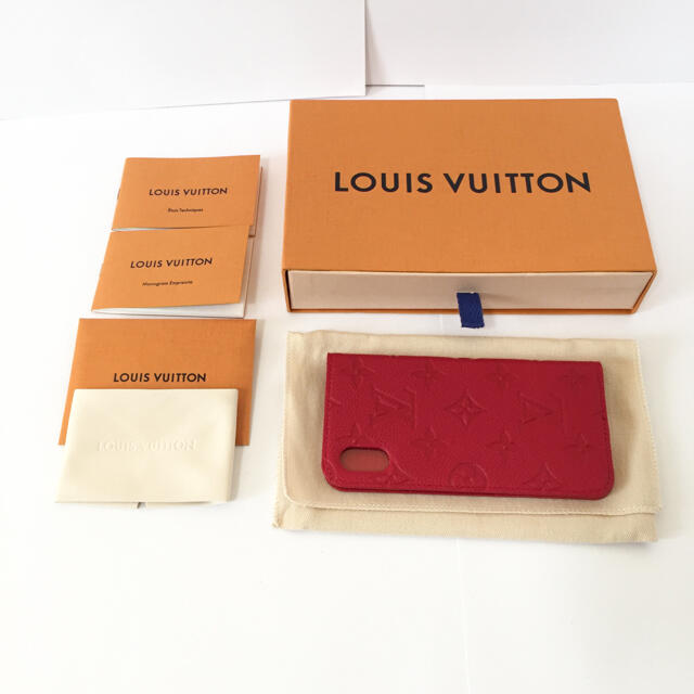 LOUIS VUITTON(ルイヴィトン)の【未使用】ルイヴィトンiPhone X &XSスマホケース アンプラントフォリオ スマホ/家電/カメラのスマホアクセサリー(iPhoneケース)の商品写真