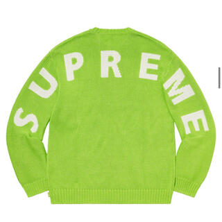 シュプリーム(Supreme)のsupreme  backlogo sweater M(ニット/セーター)