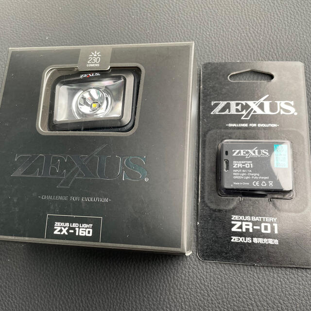 ゼクサス ZEXUS ZX-160 専用充電池セット