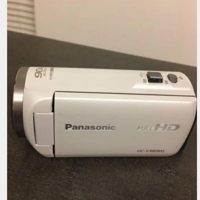 美品 Panasonic HC-V480MS-W スマホ/家電/カメラ カメラ スマホ/家電