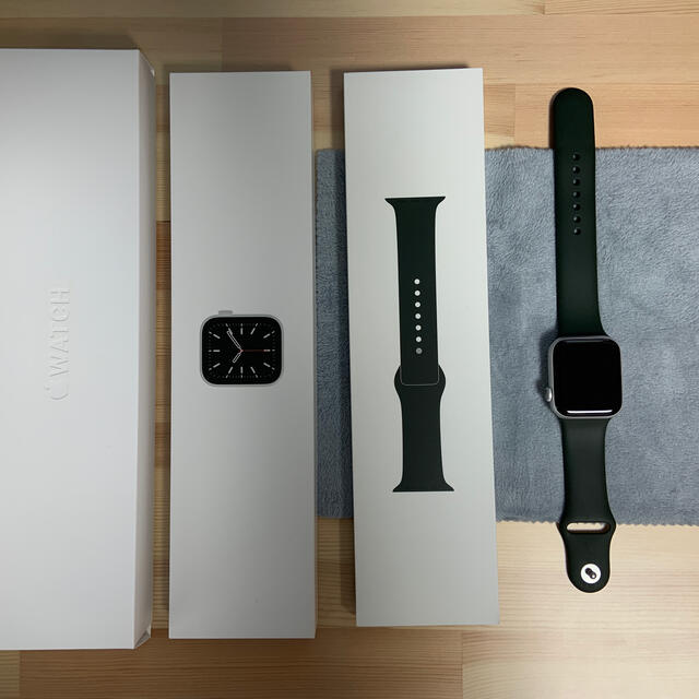 Apple Watch6 GPSモデル44mm シルバーアルミニウム　美品