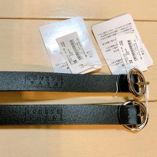 ローリーズファーム(LOWRYS FARM)の新品　LOWRYS FARMのシンプル　黒ベルト(ベルト)