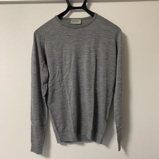 美品 JOHN SMEDLEY CLEVES ニット ブラック メリノウール