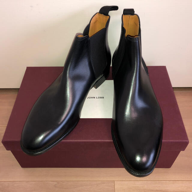 モデルLawry【新品】JOHN LOBB Lawry サイドゴアブーツ ブラック 8E