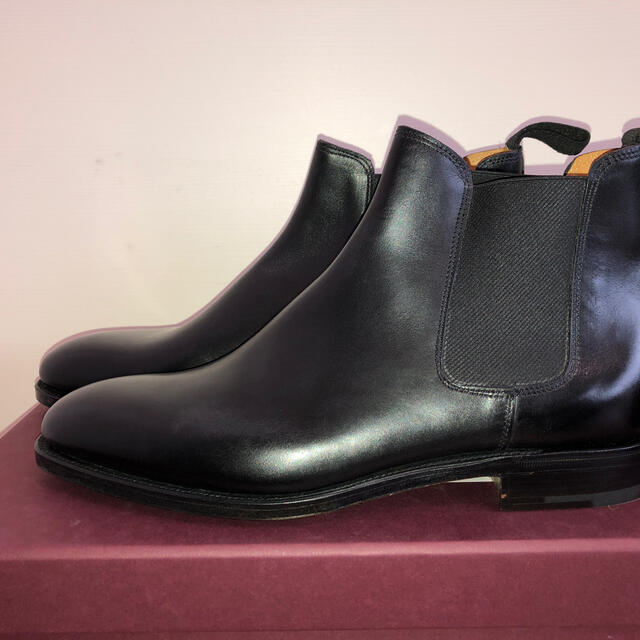 JOHN LOBB - 【新品】JOHN LOBB Lawry サイドゴアブーツ ブラック 8Eの