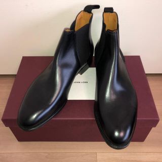JOHN LOBB - 【新品】JOHN LOBB Lawry サイドゴアブーツ ブラック 8Eの