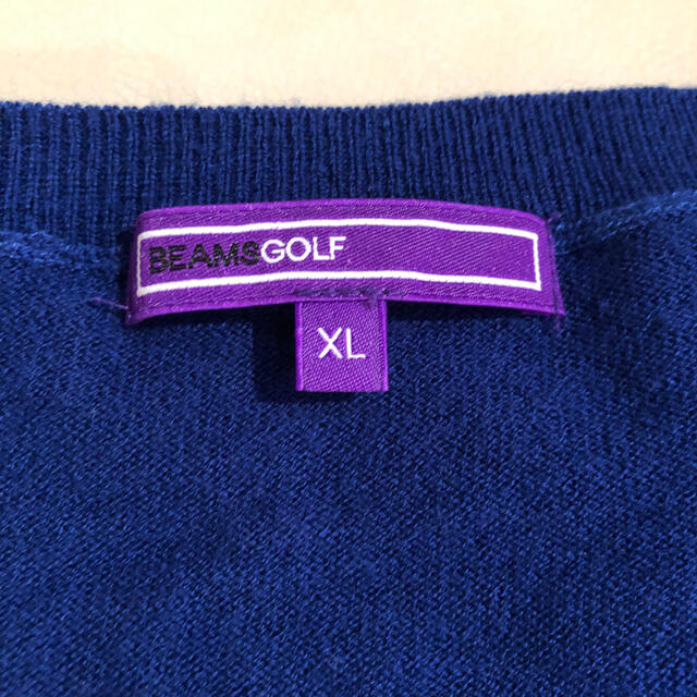 BEAMS(ビームス)のBEAMS GOLF  TRTTI  Vネックニット メンズのトップス(ニット/セーター)の商品写真