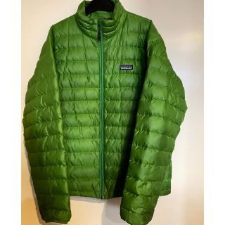 パタゴニア(patagonia)のPatagonia ダウンセーター　グリーン　S (ダウンジャケット)