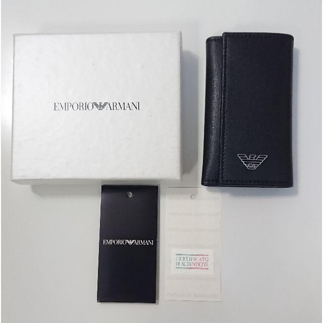 Emporio Armani(エンポリオアルマーニ)の7835未使用 EMPORIO ARMANI アルマーニ 6連キーケース メンズ メンズのファッション小物(キーケース)の商品写真