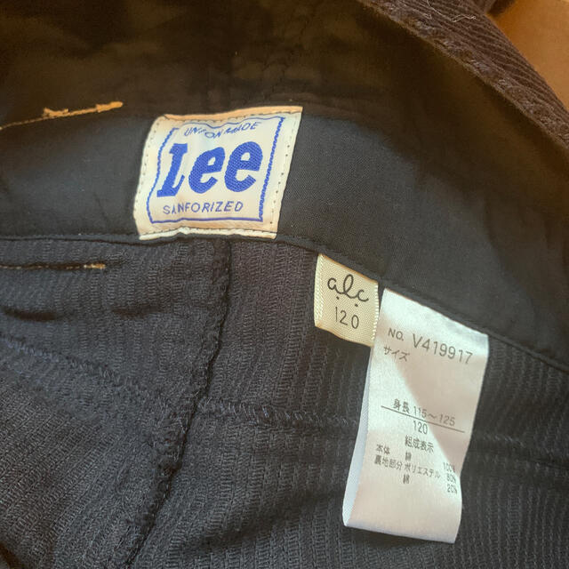 Lee(リー)のLeeコーディュロイオーバーオール キッズ/ベビー/マタニティのキッズ服女の子用(90cm~)(パンツ/スパッツ)の商品写真