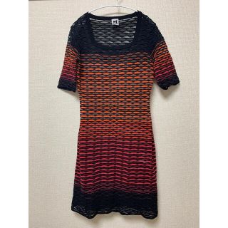 ミッソーニ(MISSONI)のM MISSONI★ワンピース★ほぼ未使用★サイズ42(ひざ丈ワンピース)