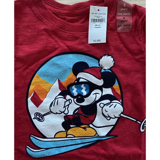 GAP(ギャップ)の値下げ！　GAP Disney Mickey Mouse グラフィックTシャツ キッズ/ベビー/マタニティのキッズ服男の子用(90cm~)(Tシャツ/カットソー)の商品写真