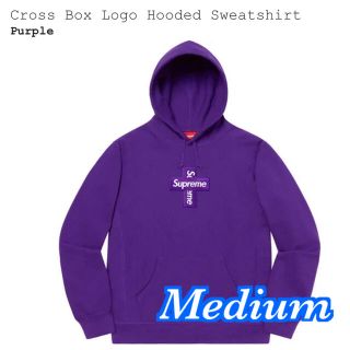 シュプリーム(Supreme)のSupreme Cross Box Logo Hooded Sweatshirt(スウェット)