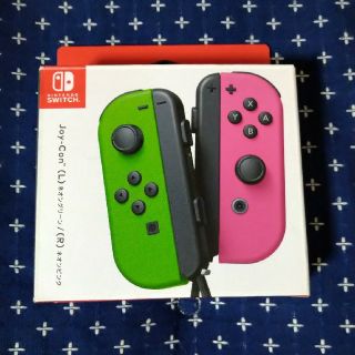 Joy-Conセット Switch　ネオングリーン　ネオンピンク(家庭用ゲーム機本体)