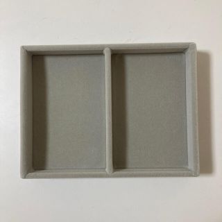 ムジルシリョウヒン(MUJI (無印良品))の【無印利用】アクリルケース用ベロア内箱仕切　【お値下げ不可】(小物入れ)