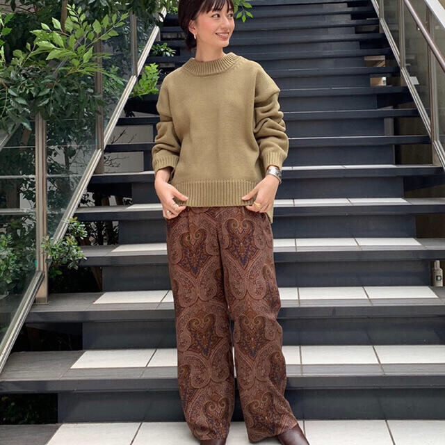 TODAYFUL(トゥデイフル)のTODAYFUL ペイズリーラフパンツ レディースのパンツ(カジュアルパンツ)の商品写真