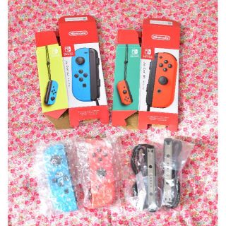 Switch Joy-Con ジョイコン ネオンブルー ネオンレッド(その他)