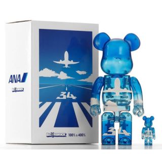 メディコムトイ(MEDICOM TOY)のBE@RBRICK for ANA ブルースカイ 100％ ＆ 400％(キャラクターグッズ)