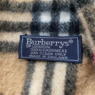 バーバリー(BURBERRY)のバーバリー　カシミア　マフラー　ベージュノバチェック(マフラー/ショール)