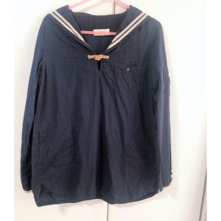 ダブルクローゼット(w closet)のw closet  セーラーブラウス　カバーオール(シャツ/ブラウス(長袖/七分))