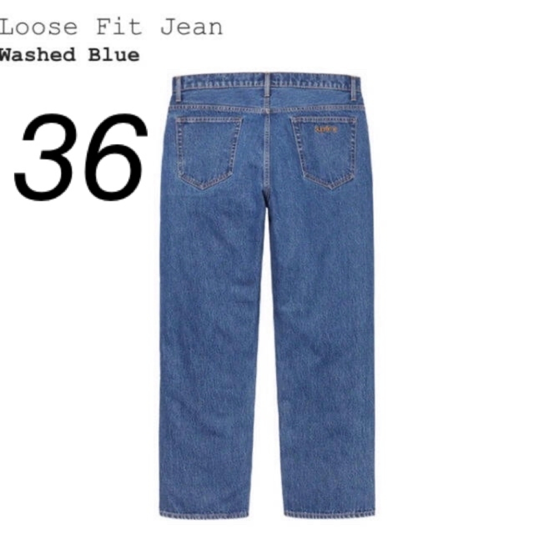 メンズsupreme loose fit jean 36