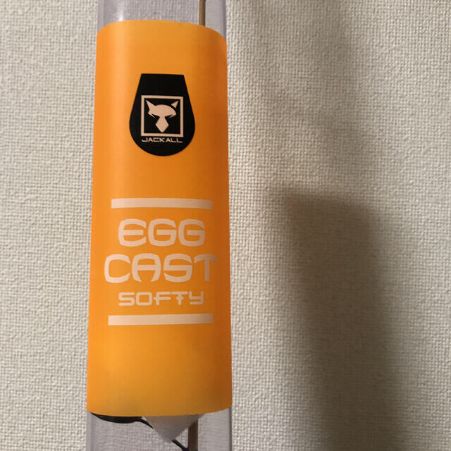 スポーツ/アウトドア新品未使用 JACKALL EGG CAST SOFTY WOODY CREAM